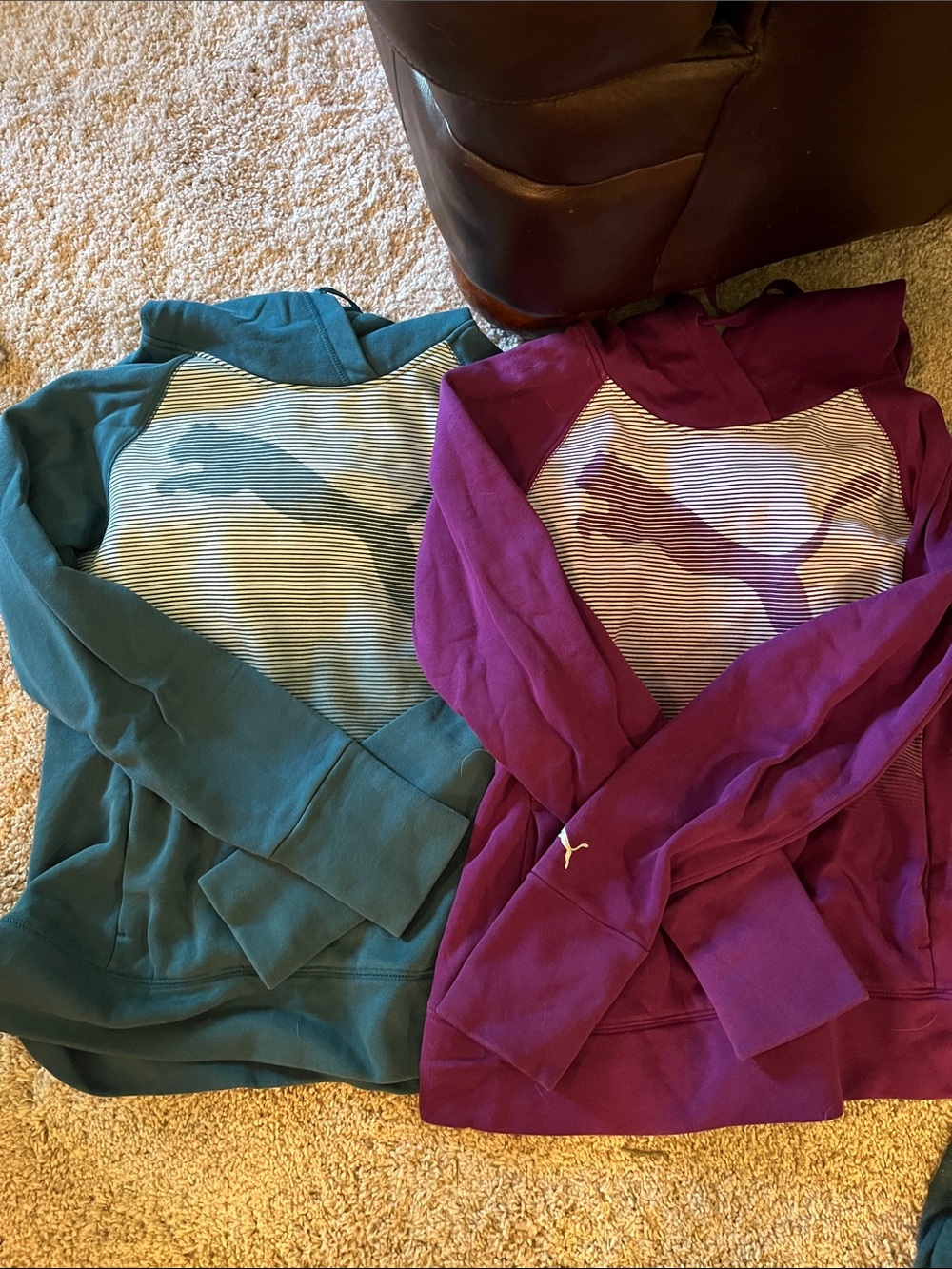 Lot two women’s puma sweatshirts